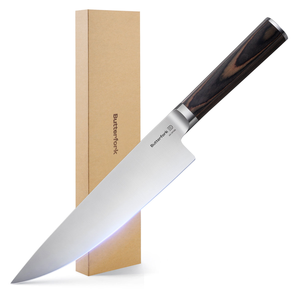 Artisan Cutlery Butterfork Classic 8" Chef's Knife - Product view 1