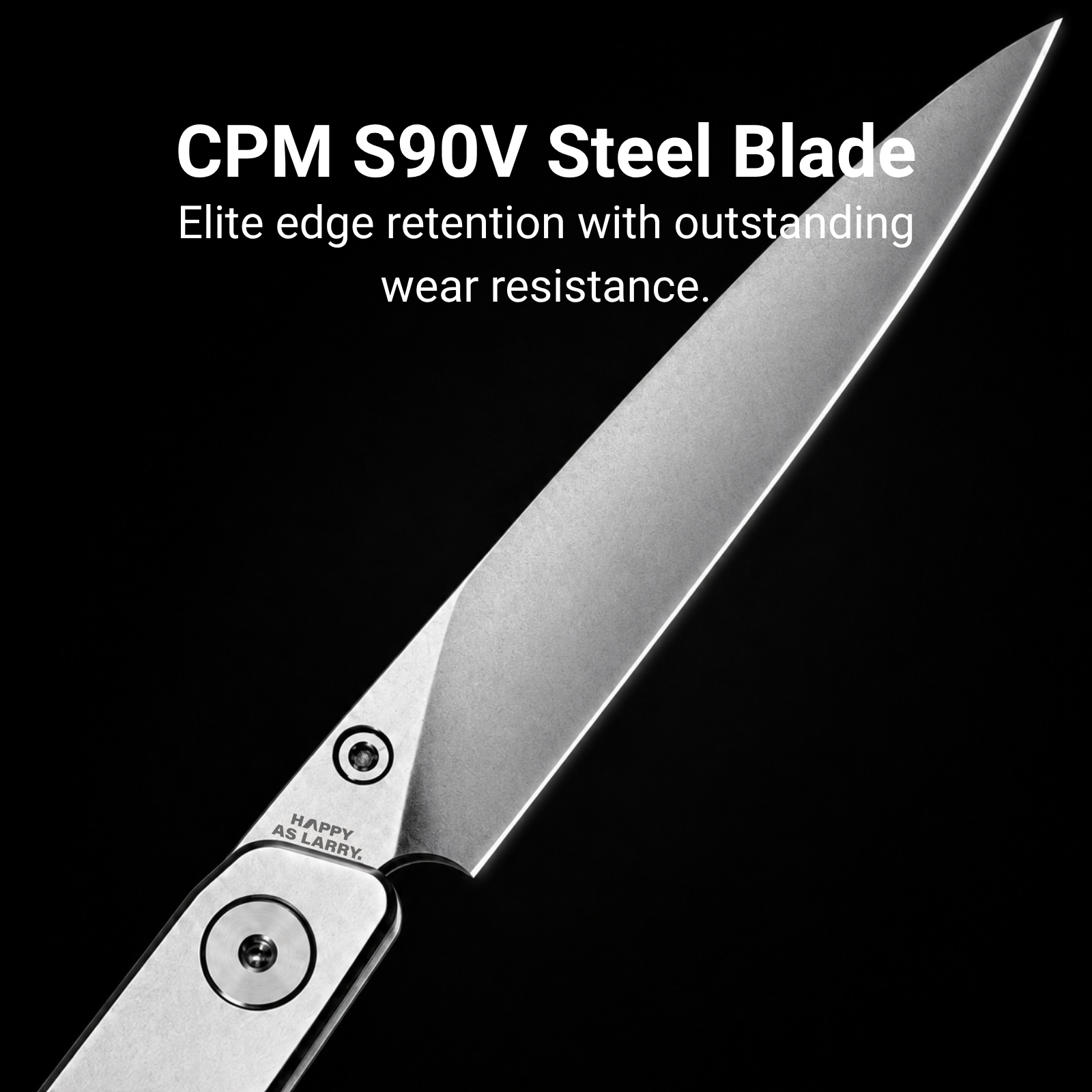 CJRB Lanky Thumb Stud & Front Flipper Liner Lock EDC Knife Steel Handle Steel Clip(3.58'' CPM S90V Stone Wash Blade) J1965G-ST