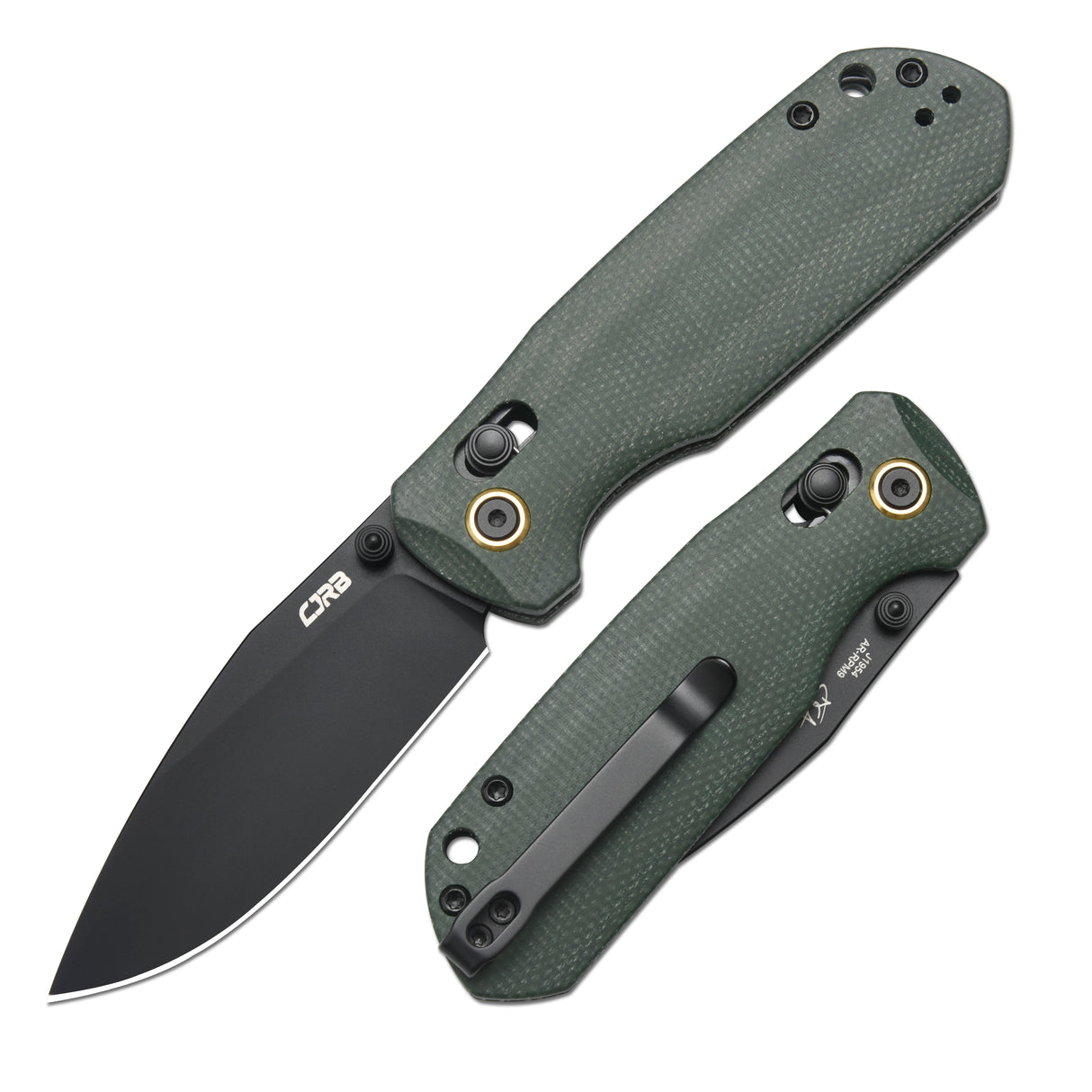 CJRB Maximal J1954 AR-RPM9 Blade Micarta Handle Folding Knives