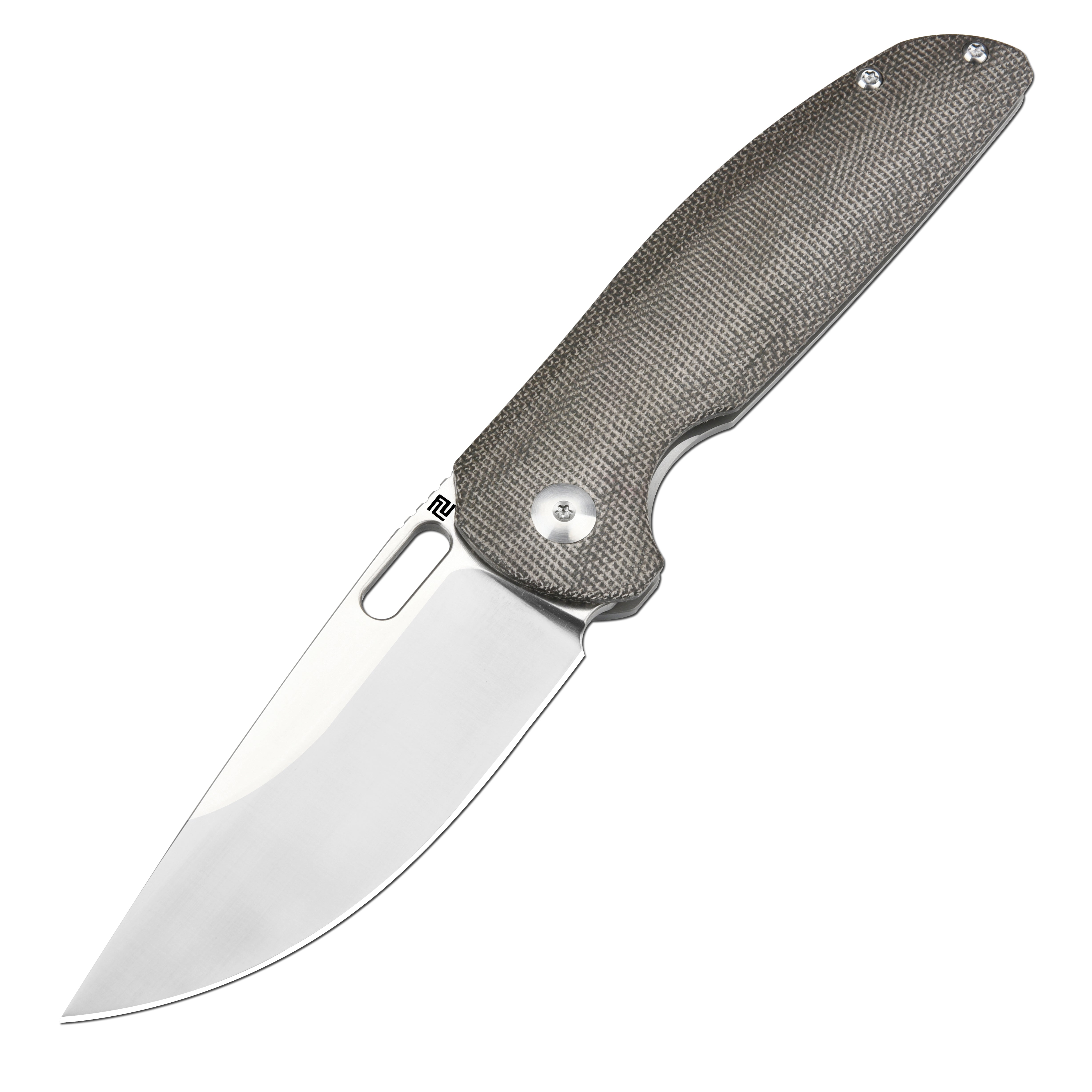 Artisan Cutlery Satyr S35VN Blade, Titanium Handle Folding Knives