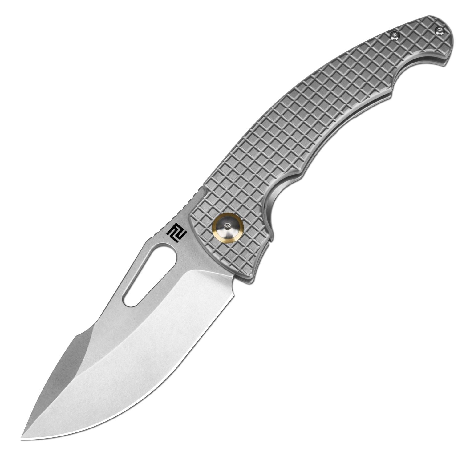 ARTISAN CUTLERY XCELLERATOR ATZ-1860G CPM S90V BLADE TITANIUM HANDLE FOLDING KNIVES