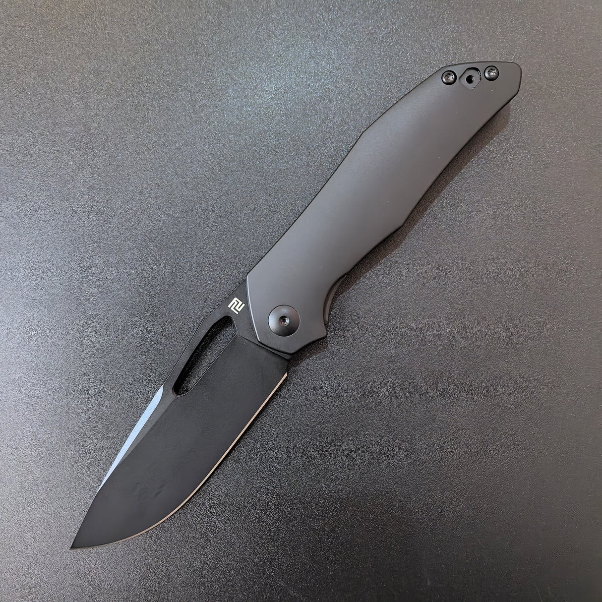 ArtisanCutlery Keras ATZ-1880G S35VN Blade Titanium Handle Folding Knives(PROTOTYPE)