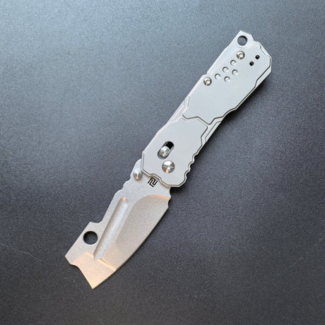 ArtisanCutlery Butcherling ATZ-1881 Titanium Handle Folding Knives(PROTOTYPE)