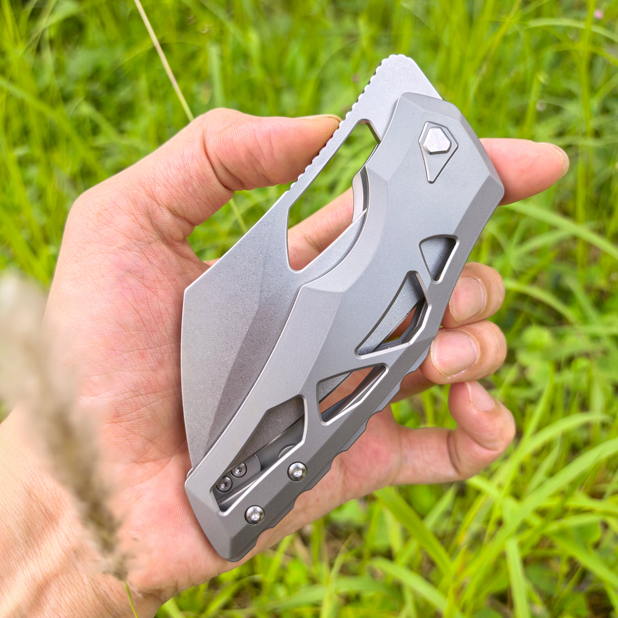 ArtisanCutlery Tortoise ATZ-1884G S35VN Blade Titanium Handle Folding Knives(PROTOTYPE)