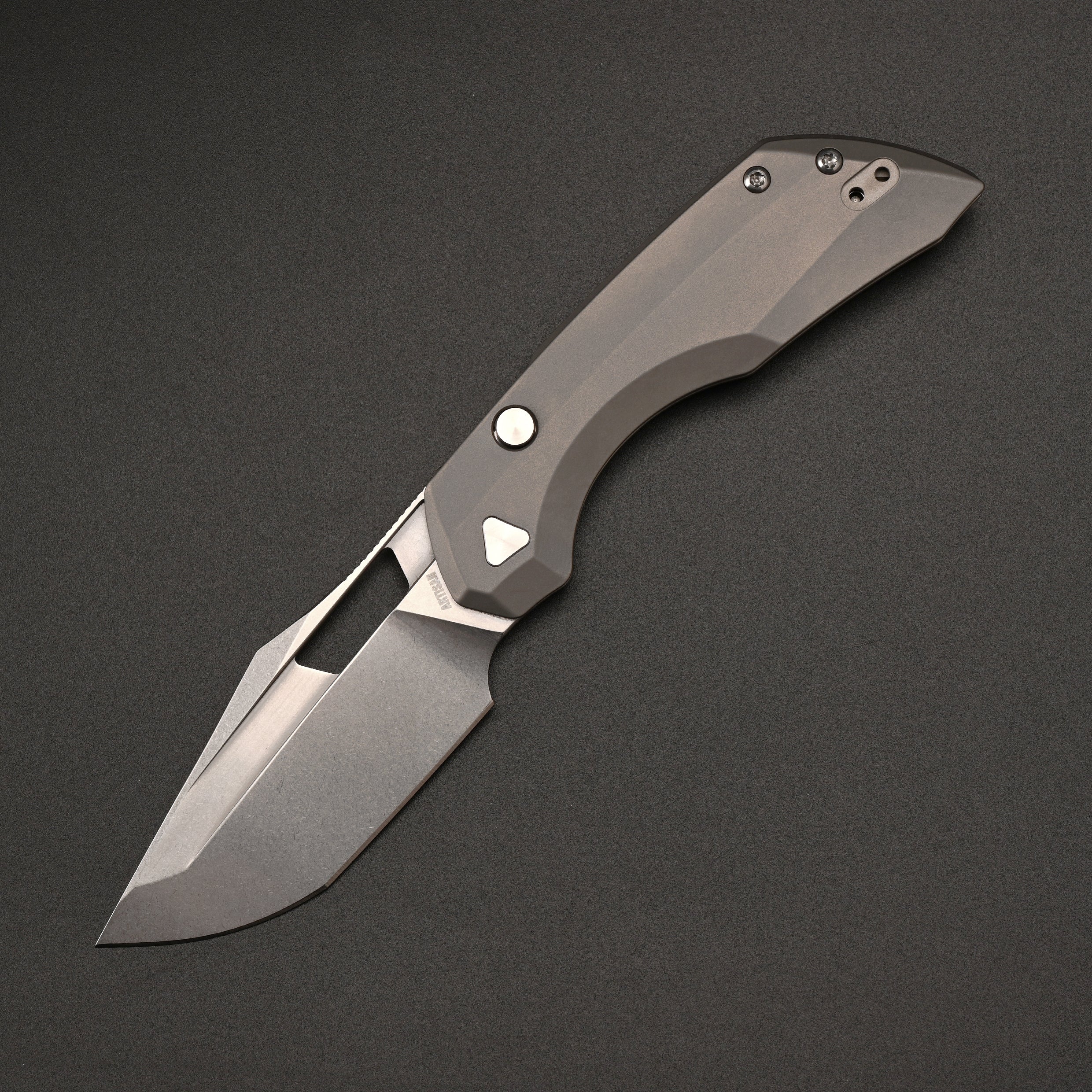 ArtisanCutlery Mousebird ATZ-1889G S35VN Blade Titanium Handle Folding Knives(PROTOTYPE)