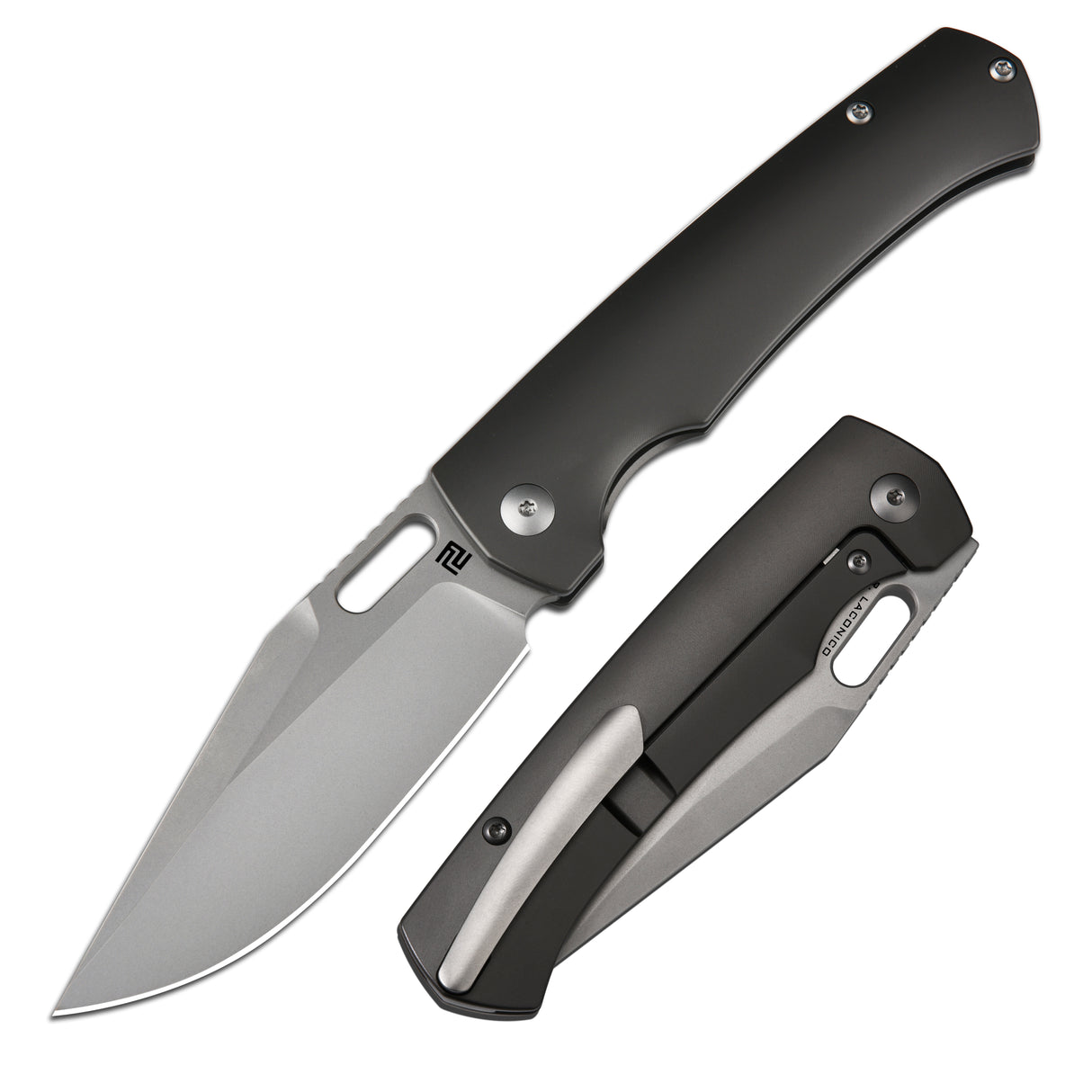 Artisan Cutlery Revel 1867G S90V Blade Titanium Handle Folding Knives