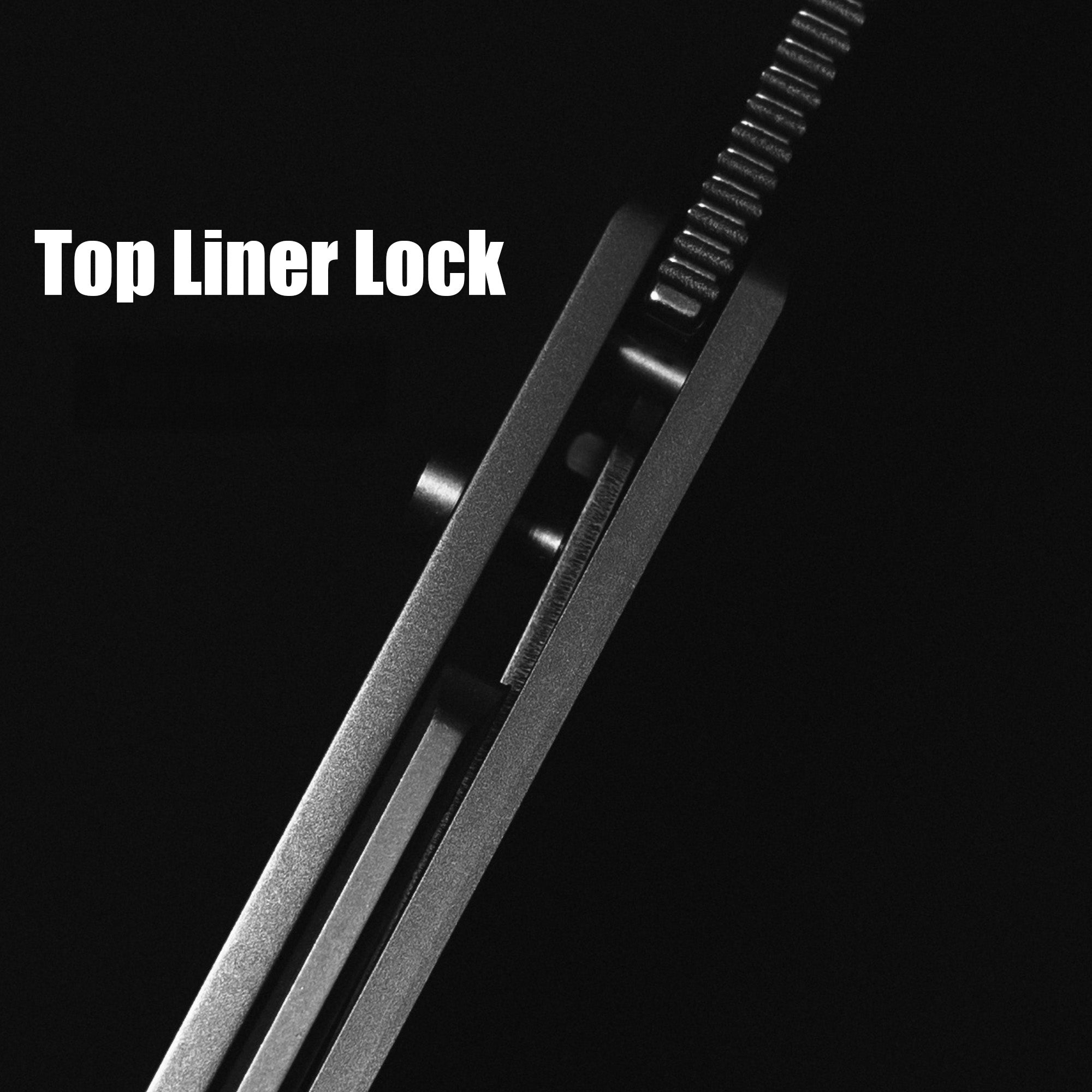 ArtisanCutlery Mousebird Thumb Hole Top Liner Lock EDC Knife Titanium Handle Titanium Clip(3'' S35VN Stone Wash Blade ) 1889G-GY