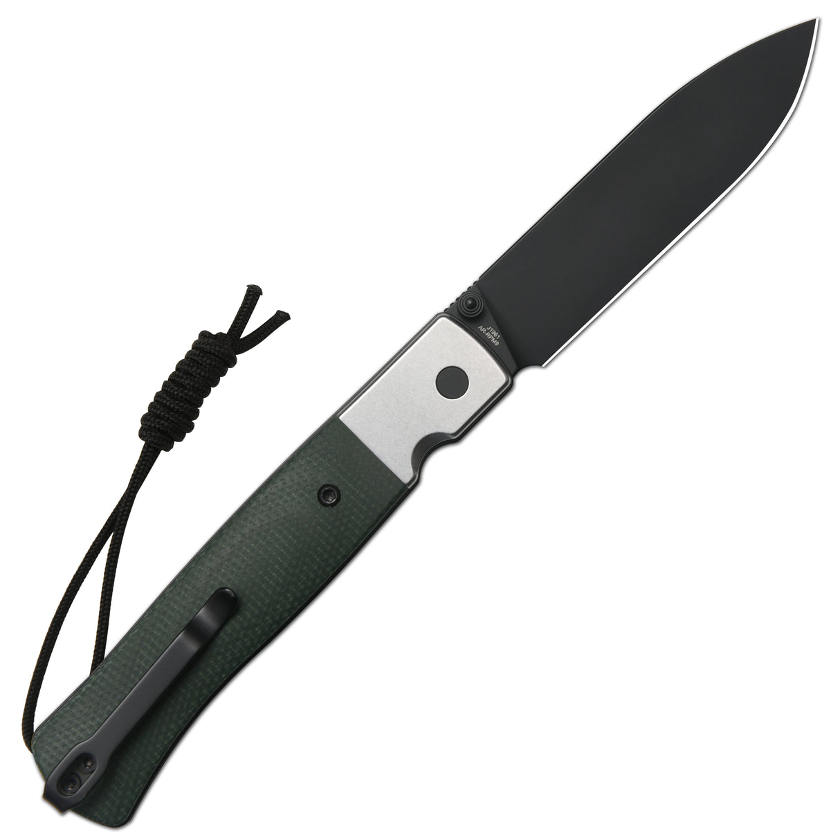 CJRB Glacier J1961 AR-RPM9 Steel Blade Steel and Micarta Handle Folding Knives
