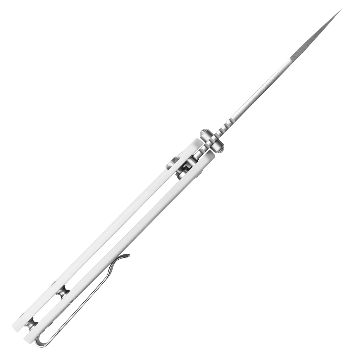 CJRB Pyrite-Light J1945 CPM S90V Steel Light Grey FRN Handle Folding Knives