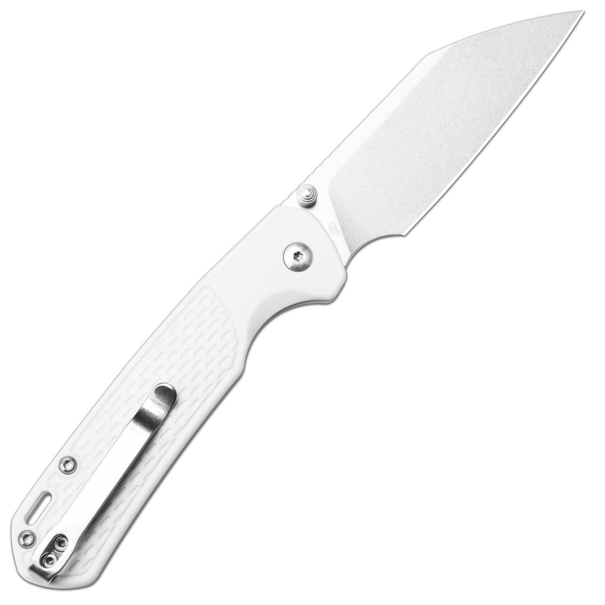 CJRB Pyrite-Light J1945 CPM S90V Steel Light Grey FRN Handle Folding Knives