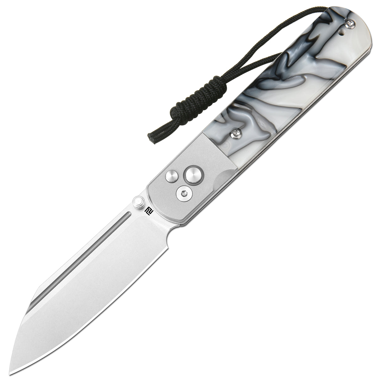 Artisan Cutlery Holm 1875P AR-RPM9 Steel Blade Acrylic Handle Folding Knives