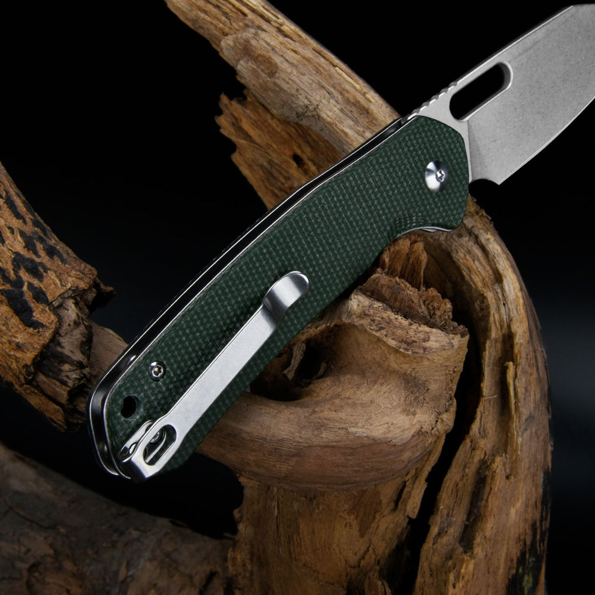 CJRB Pyrite Wharncliffe J1925A AR-RPM9 Steel Blade Micarta Handle Folding Knives