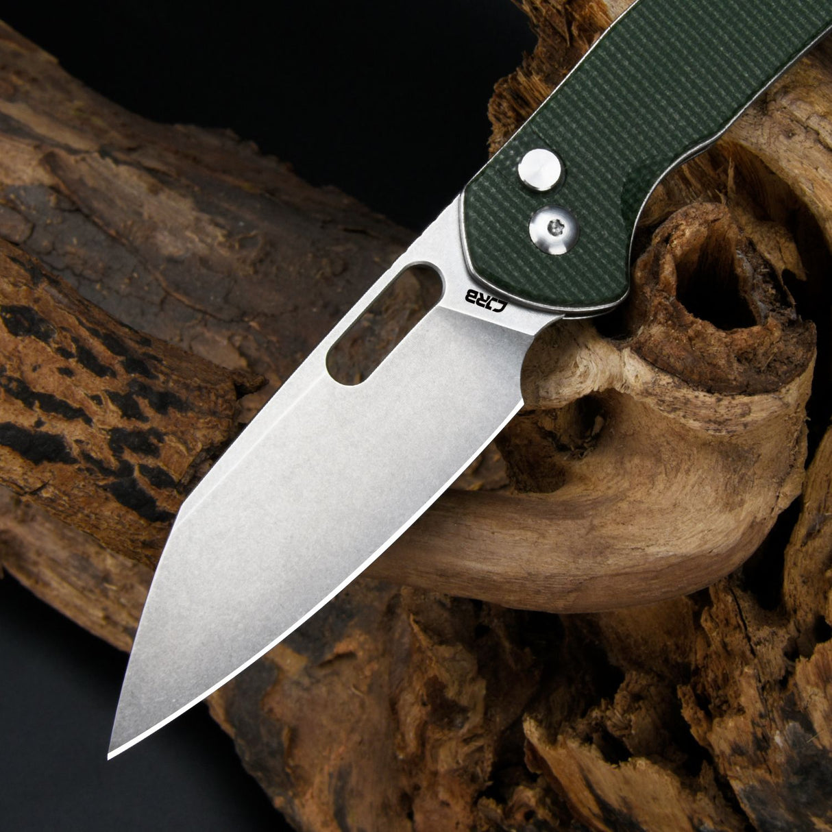 CJRB Pyrite Wharncliffe J1925A AR-RPM9 Steel Blade Micarta Handle Folding Knives