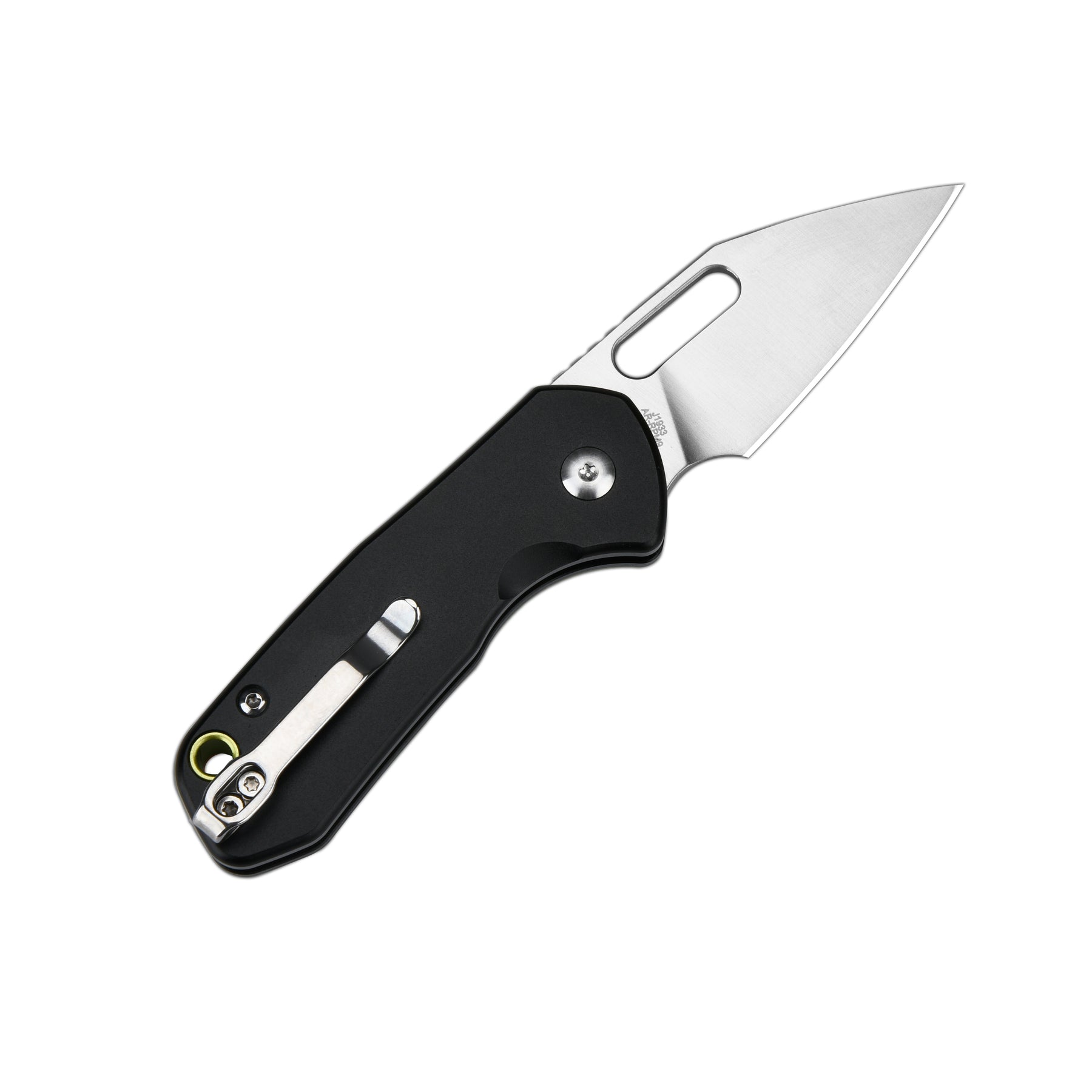 CJRB Mini Pyrite J1933 AR-RPM9 Powder Steel Blade Aluminium Handle Folding Knives