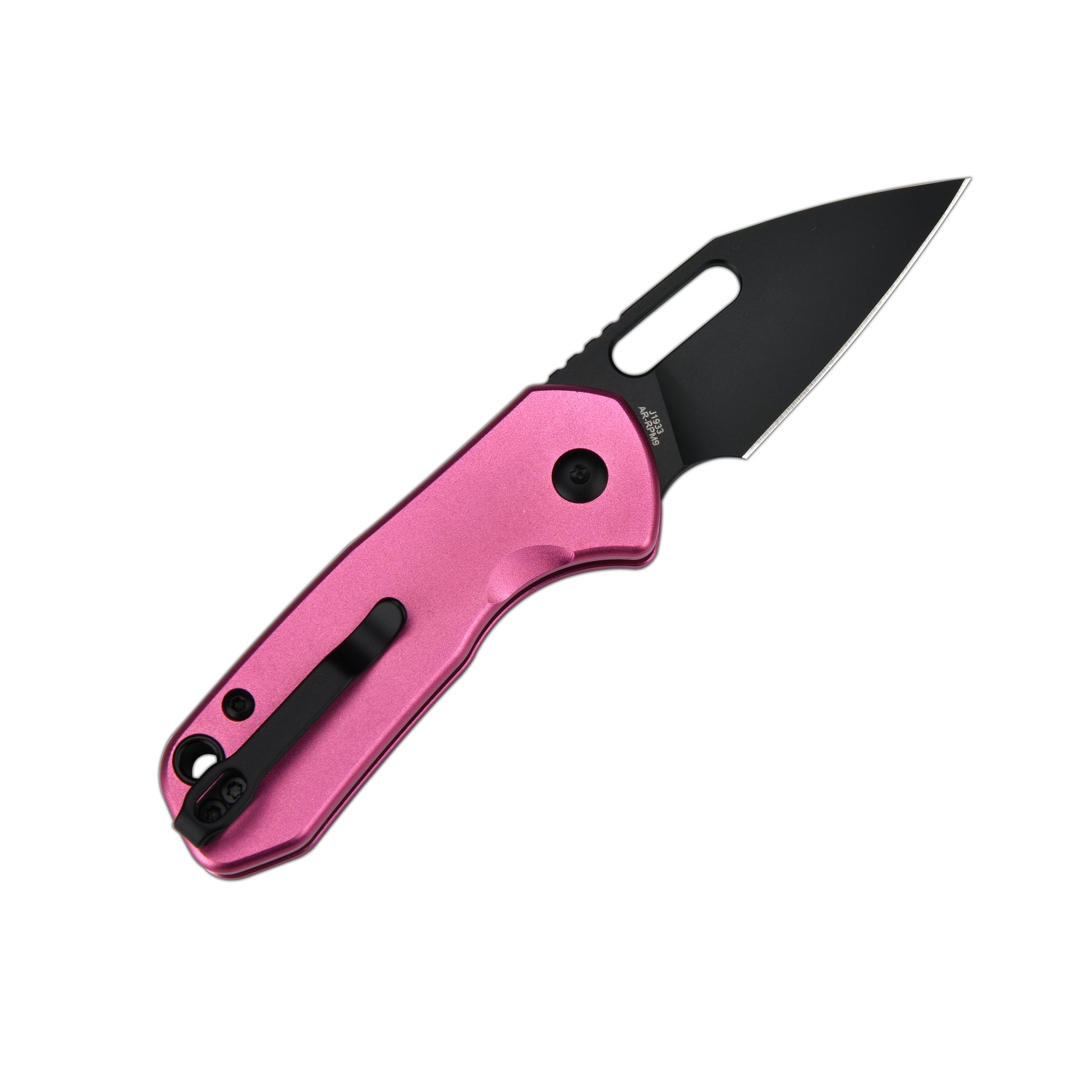 CJRB Mini Pyrite J1933 AR-RPM9 Powder Steel Blade Aluminium Handle Folding Knives