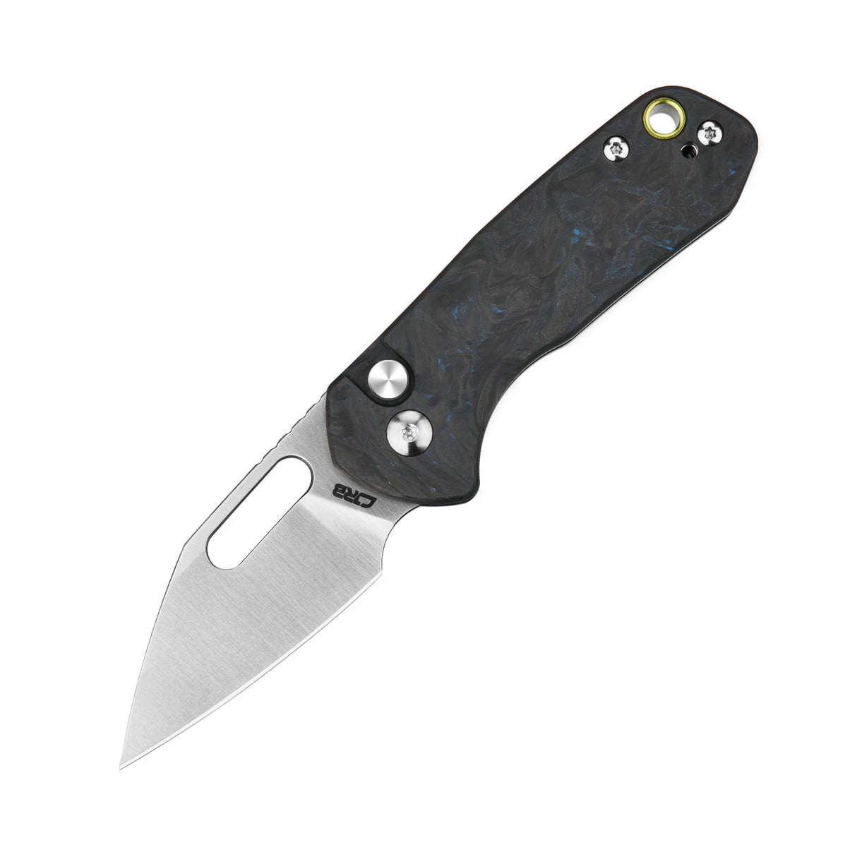 CJRB Mini Pyrite J1933 AR-RPM9 Steel Blade Forged Carbon Handle Folding Knives