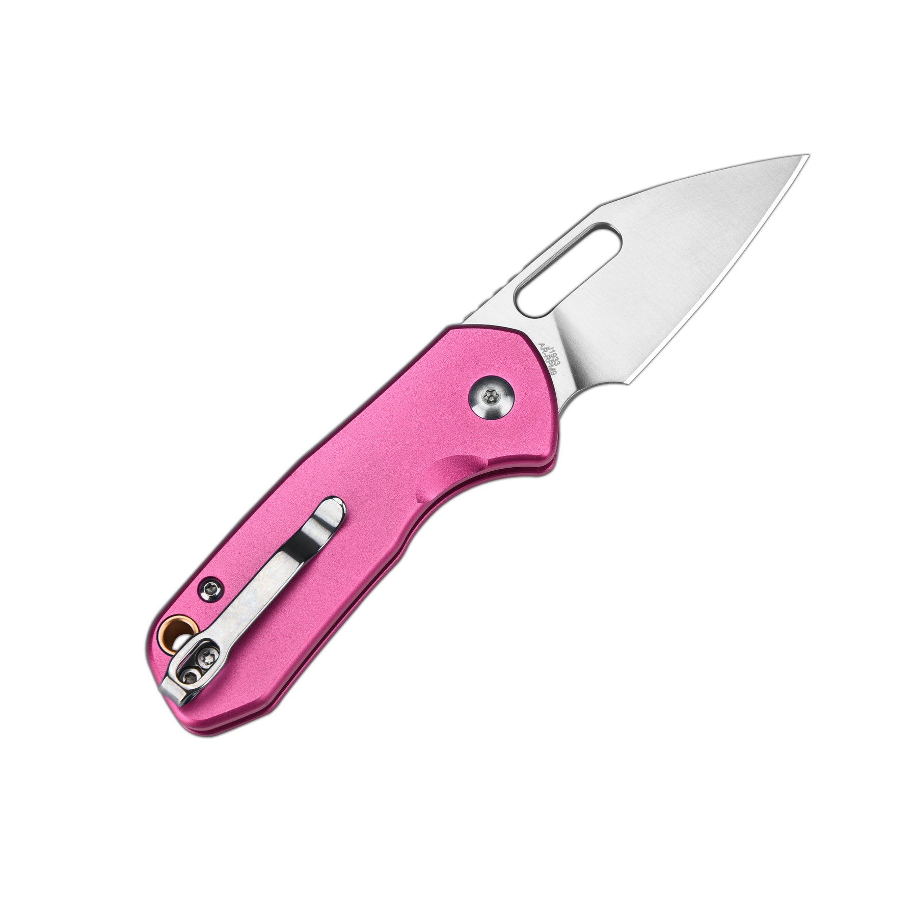 CJRB Mini Pyrite J1933 AR-RPM9 Powder Steel Blade Aluminium Handle Folding Knives