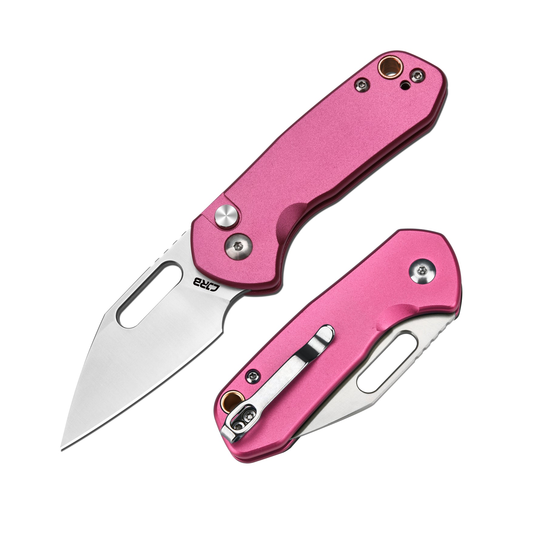 CJRB Mini Pyrite J1933 AR-RPM9 Powder Steel Blade Aluminium Handle Folding Knives