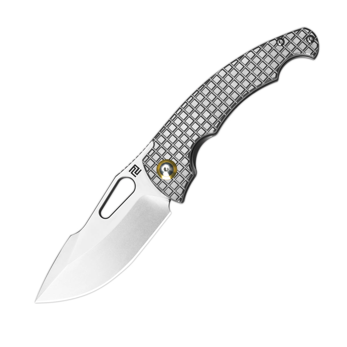 ArtisanCutlery Mini Xcellerator ATZ-1860GS CPM S90V Blade Titanium Handle Folding Knives