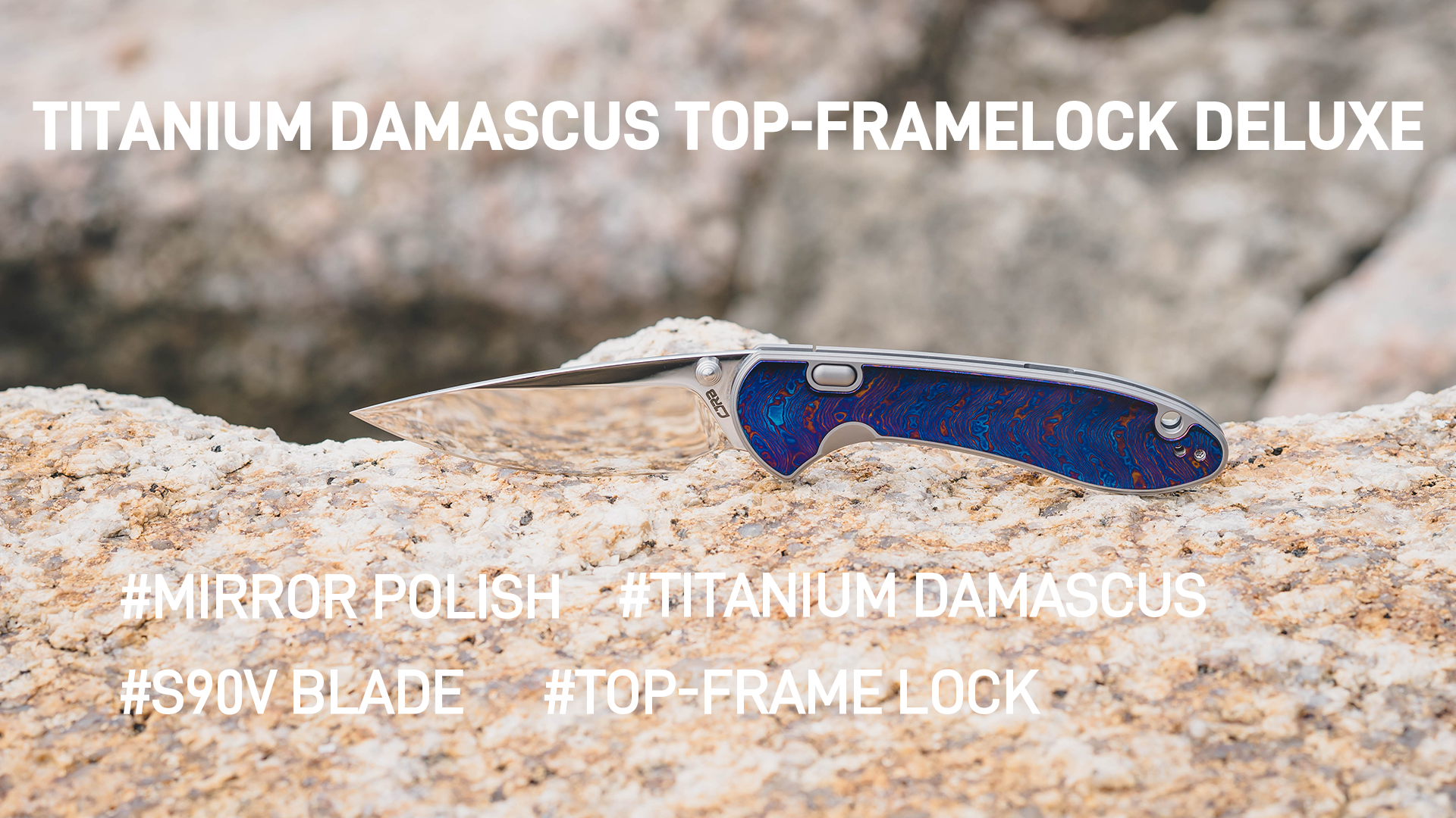 Building the Feldspar: Titanium Damascus Top-Framelock Deluxe