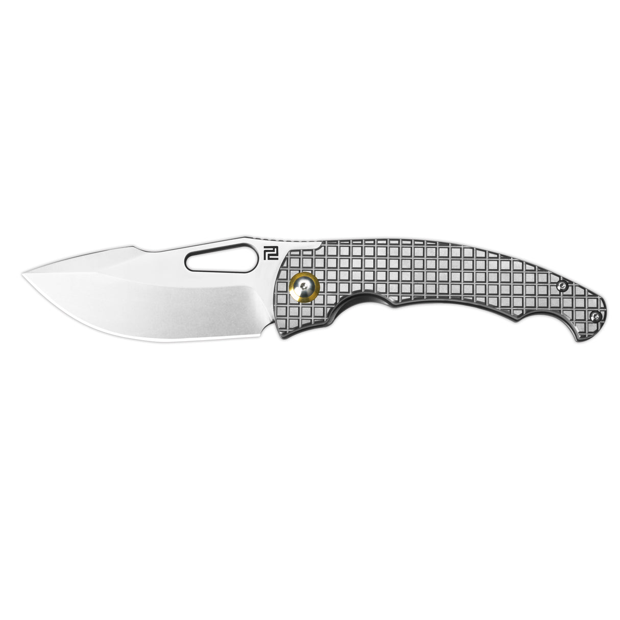 ArtisanCutlery Mini Xcellerator ATZ-1860GS CPM S90V Blade Titanium Handle Folding Knives