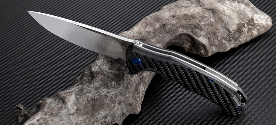 Artisan Cutlery Tradition ATZ-1702P S35VN Blade Carbon fiber Handle Folding Knives