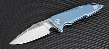 Artisan Cutlery Predator ATZ-1706G S35VN Blade Titanium TC4 Handle Folding Knives