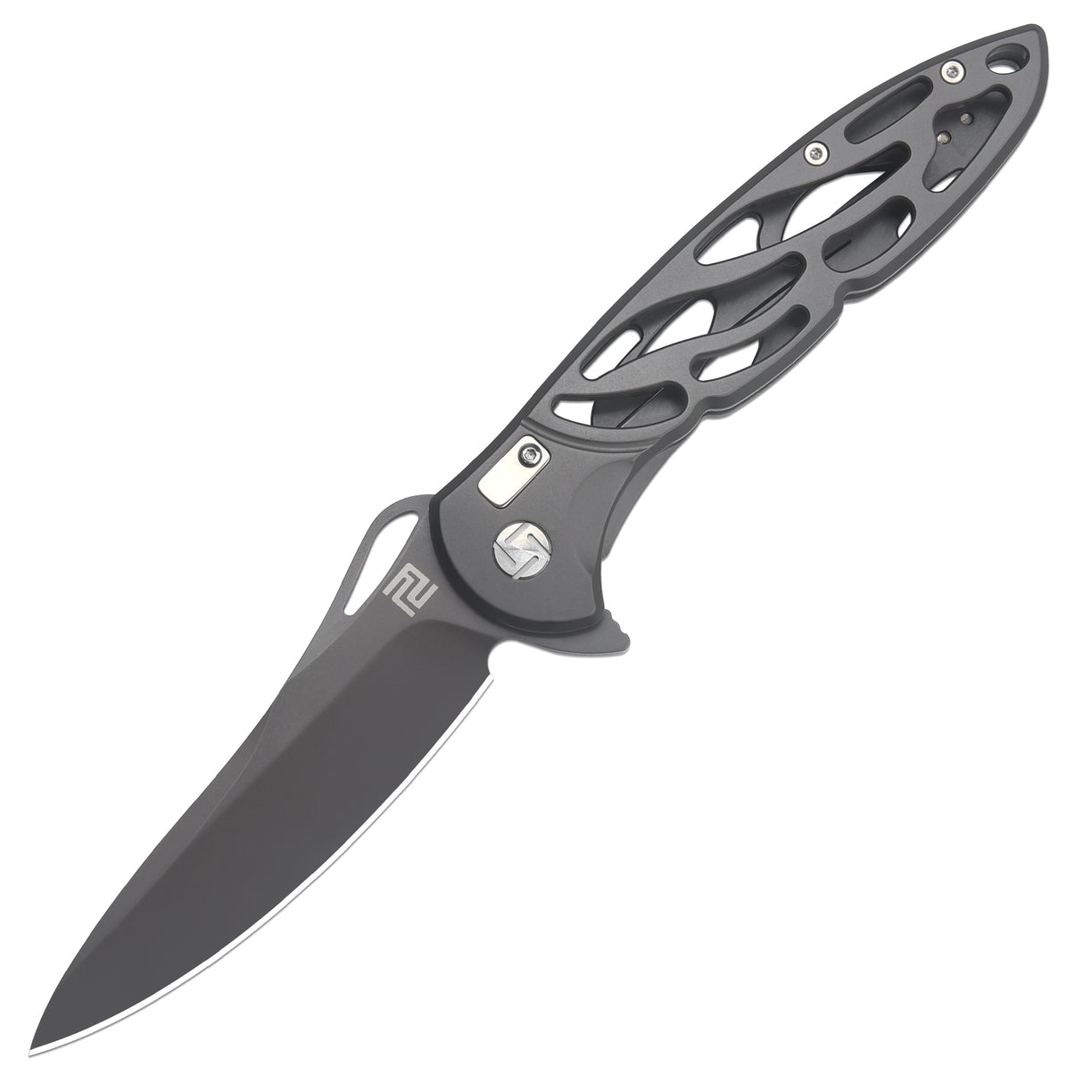 Artisan Cutlery Hoverwing ATZ-1801G M390 Blade Titanium TC4 Handle Folding Knives