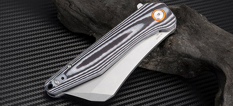 Artisan Cutlery Osprey ATZ-1803P D2 Blade G10(Curve) Handle Folding Knives