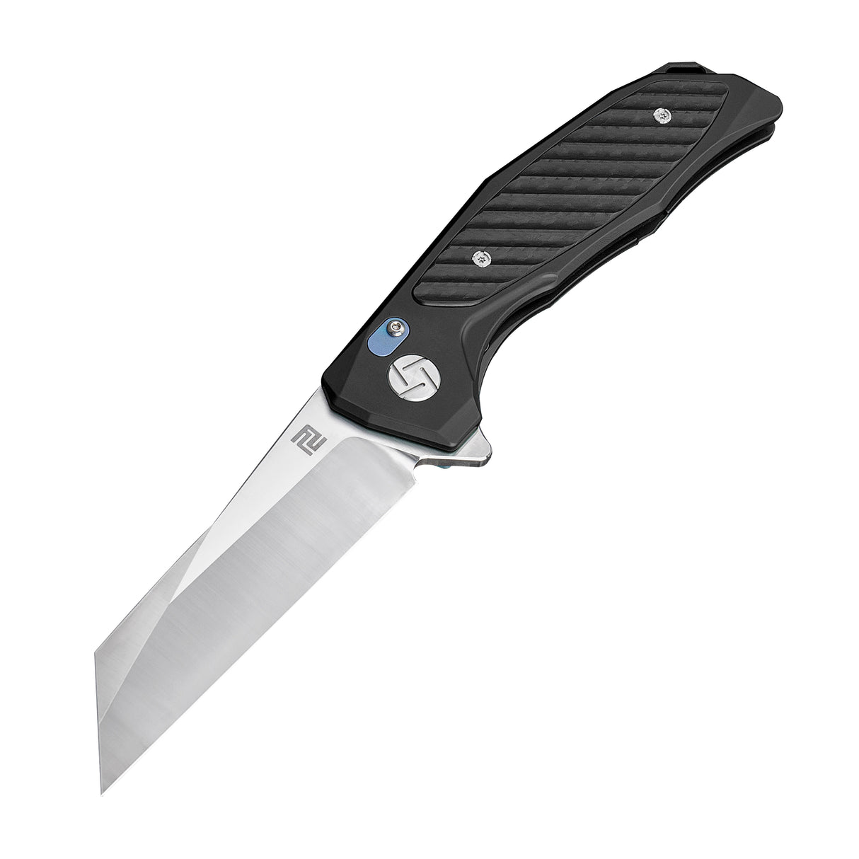 Artisan Cutlery Megahawk ATZ-1809G S35VN Blade Titanium Handle Folding Knives