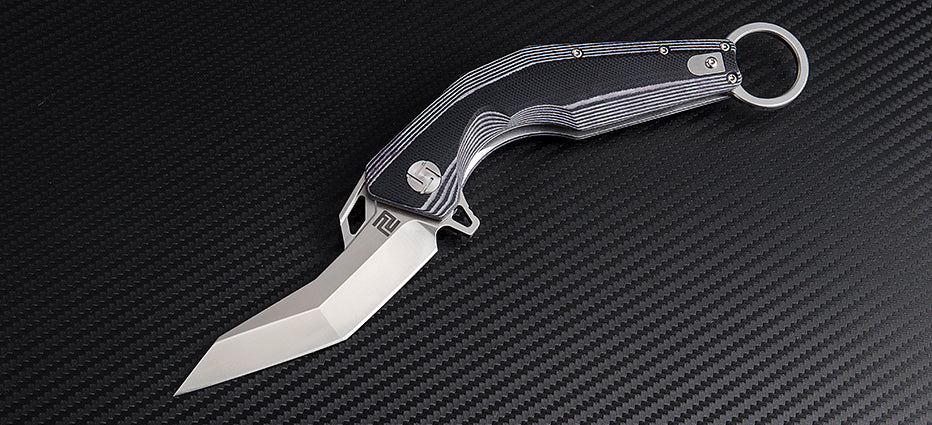 Artisan Cutlery Cobra ATZ-1811P D2 Blade G10 (Curve) Handle Folding Knives