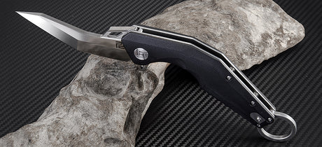 Artisan Cutlery Cobra ATZ-1811P D2 Blade G10 (Curve) Handle Folding Knives