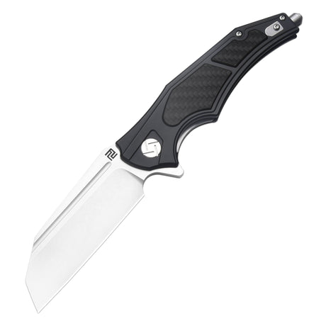 Artisan Cutlery Apache Nomad ATZ-1813P D2 Blade Aluminum Handles with Carbon Fiber Onlays Folding Knives