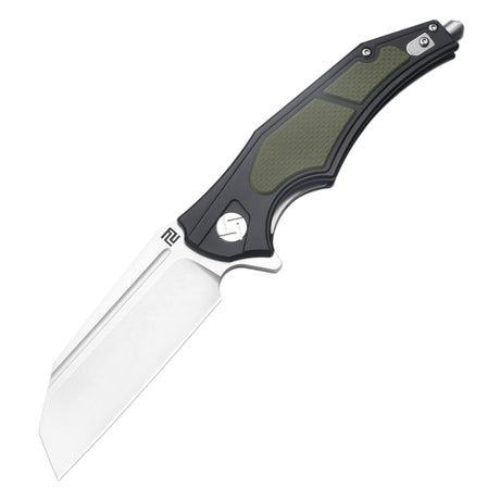 Artisan Cutlery Apache Nomad ATZ-1813P D2 Blade Aluminum Handles with G10 Onlays Folding Knives