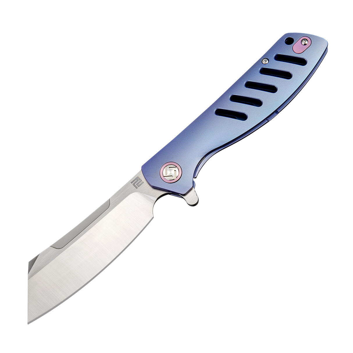 Artisan Cutlery Tomahawk ATZ-1815G M390 Blade Titanium Handle Folding Knives