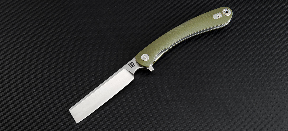 Artisan Cutlery Orthodox ATZ-1817P D2 Blade G10(Curve) Handle Folding Knives