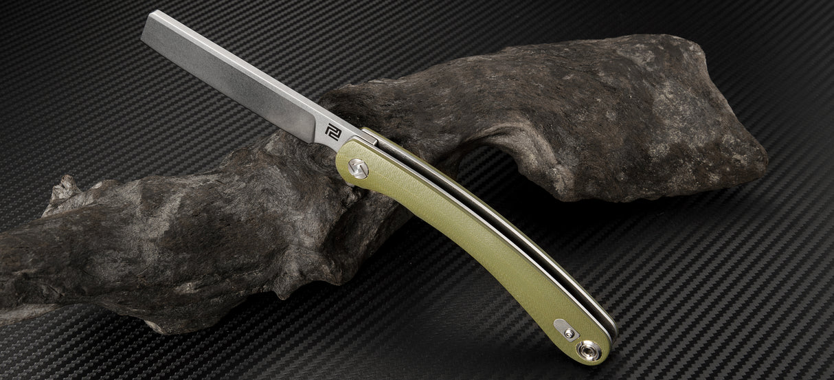 Artisan Cutlery Orthodox ATZ-1817P D2 Blade G10(Curve) Handle Folding Knives