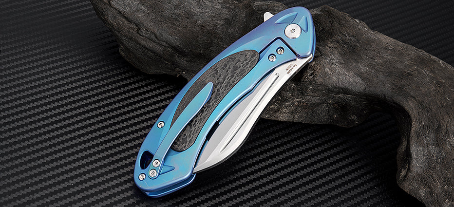 Artisan Cutlery Eterno ATZ-1818G S35VN Blade Titanium Handle Folding Knives