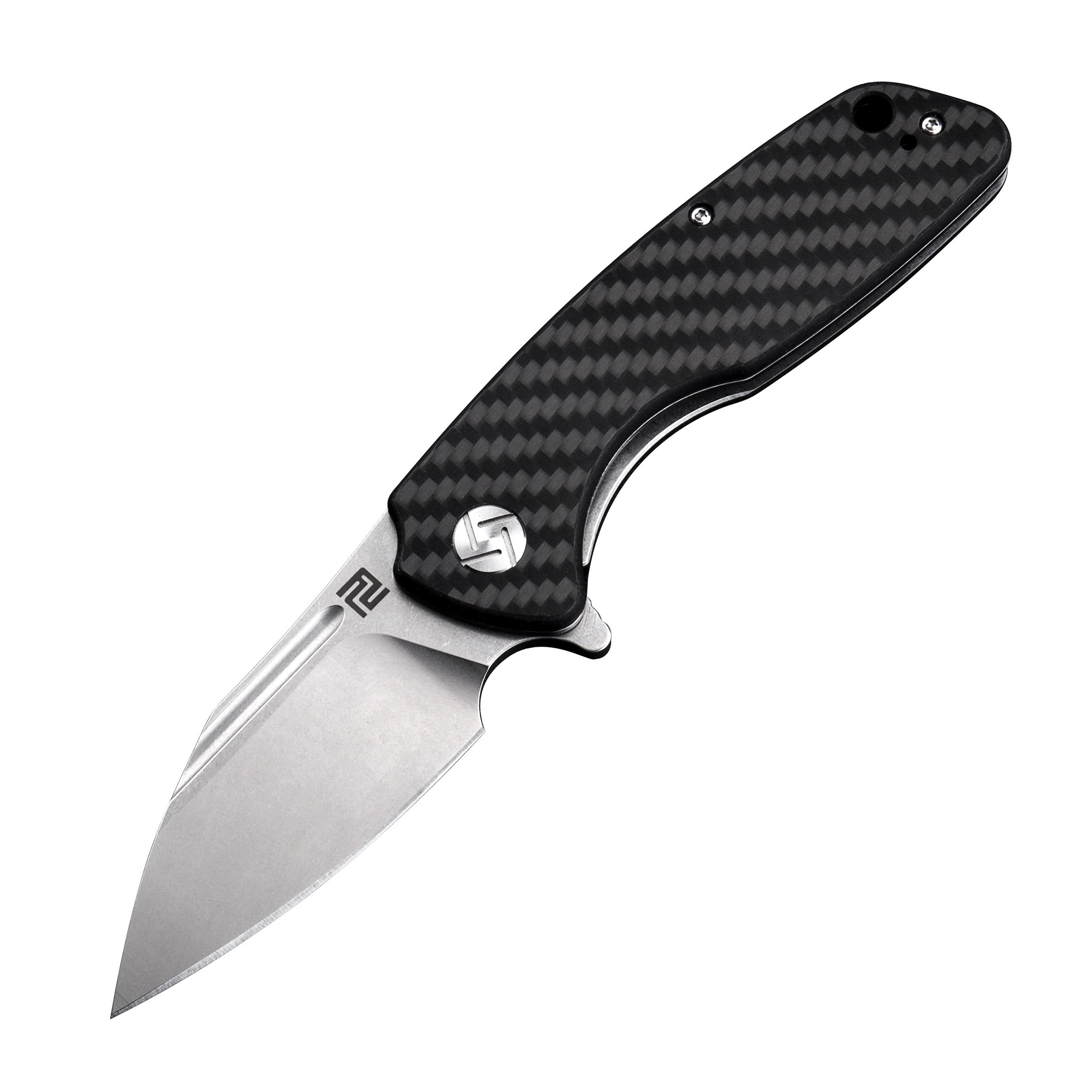 Wren Carbon Fiber Folding Knife Artisan Cutlery ATZ1825P