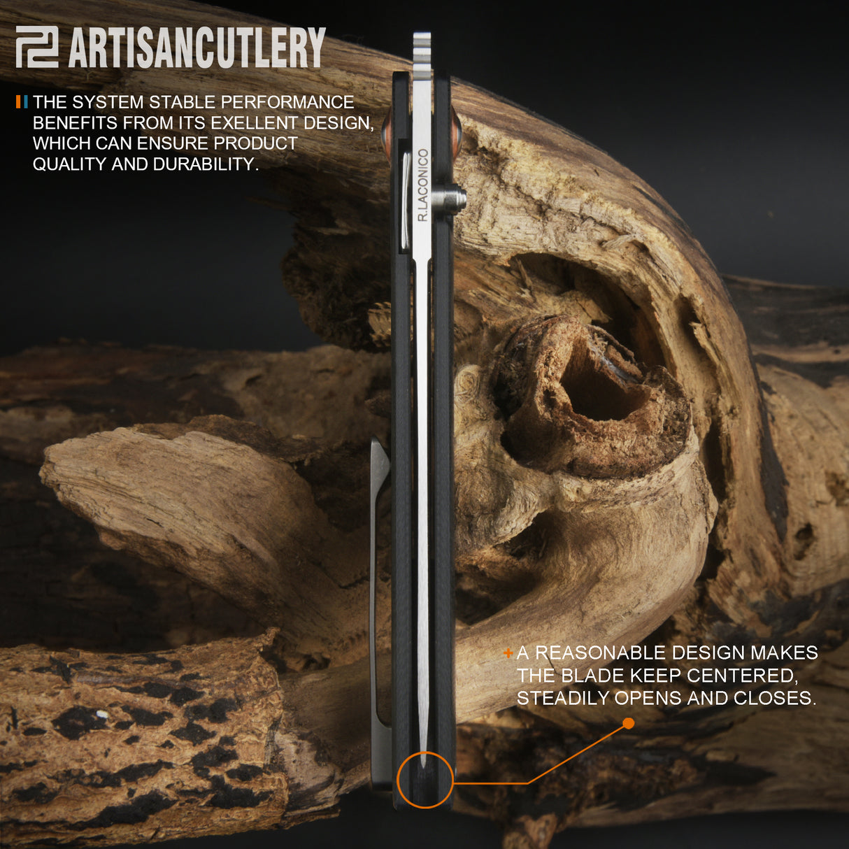 Artisan Cutlery Sirius 1849P AR-RPM9 Steel Blade G10 Handle Folding Knives