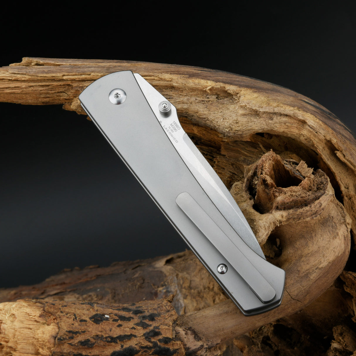 ARTISAN CUTLERY ANDROMEDA 1856G-FCG M390 BLADE TITANIUM AND FAT CARBON HANDLE FOLDING KNIFE(LIMITED EDITION)