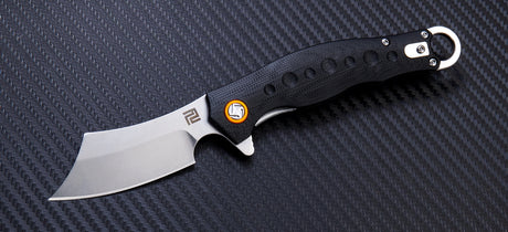 Artisan Cutlery Corsair ATZ-1828P D2 Blade G10 and Micarta and Carbon Fiber Handle Folding Knives