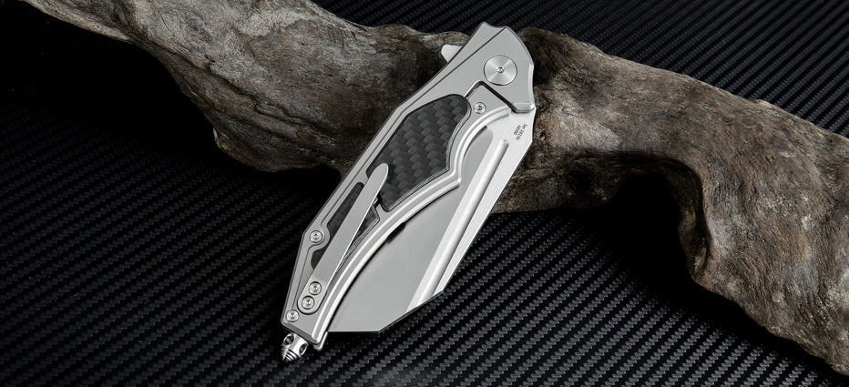 Artisan Cutlery Apache Nomad ATZ-1813G M390 Blade Titanium Handle Folding Knives