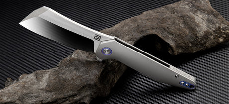 Artisan Cutlery Osprey ATZ-1803G S35VN Blade Titanium TC4 Handle Folding Knives