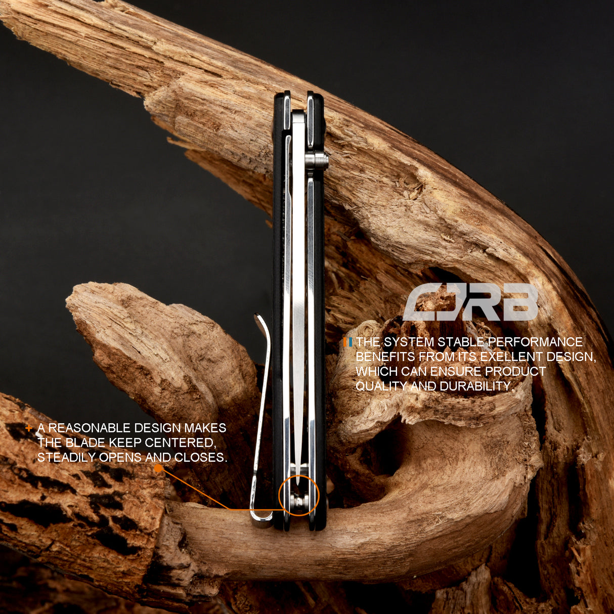 CJRB Ria J1917 12C27 Blade Carbon Fiber Handle Folding Knives