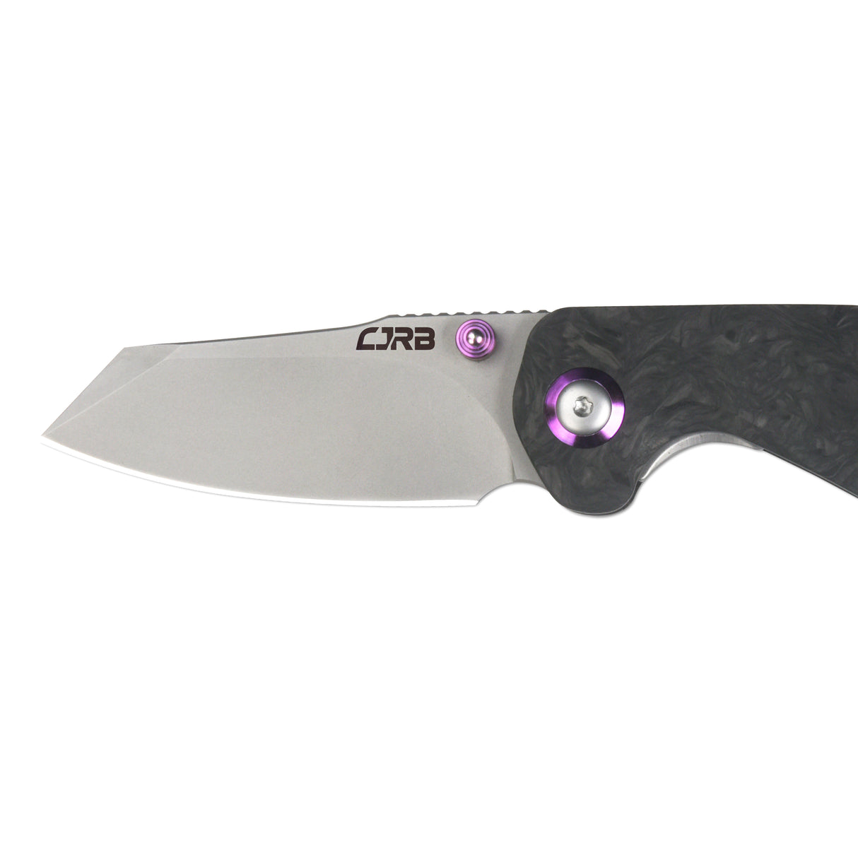 CJRB MAILEAH J1918 M390 BLADE MARBLED CARBON FIBER HANDLE FOLDING KNIVES(LIMITED EDITION)