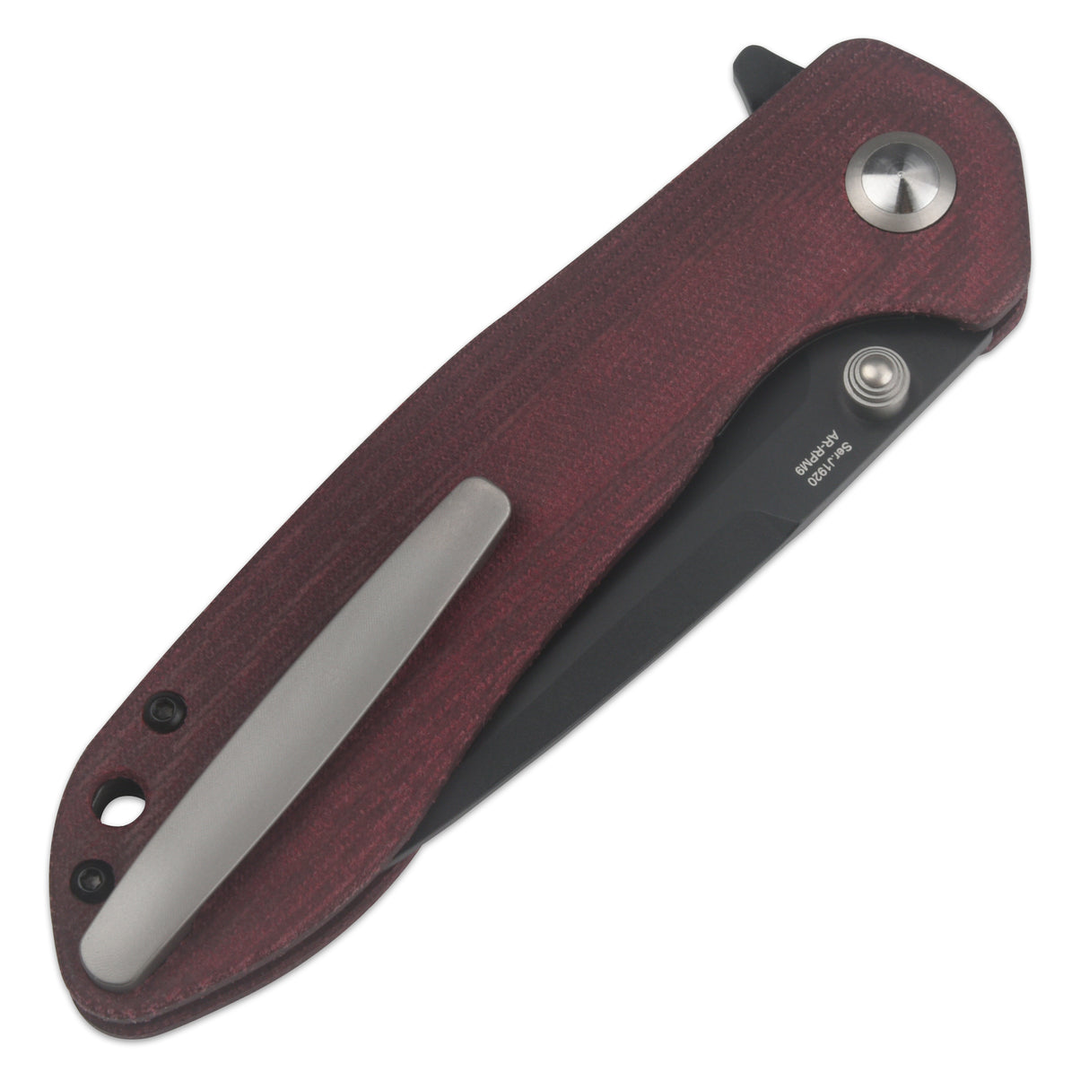 CJRB Scoria J1920 AR-RPM9 Steel Blade Micarta Handle Folding Knives