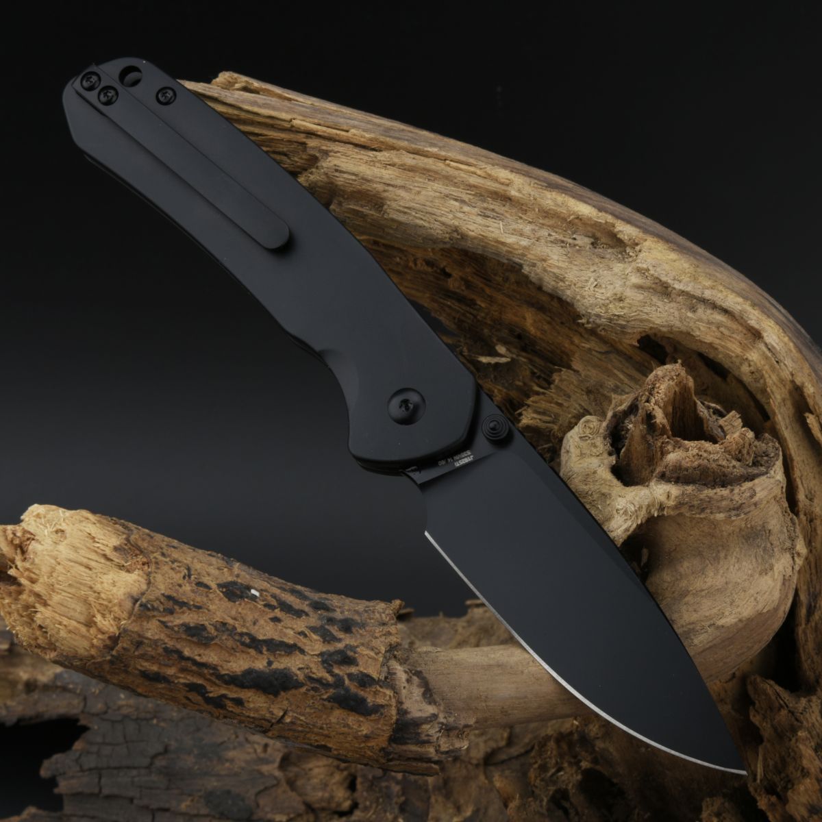 CJRB PYRITE J1925Ti-BBK S35VN BLADE TITANIUM AND MICARTA HANDLE FOLDING KNIVES(LIMITED EDITION)