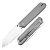 ArtisanCutlery Io ATZ-1872G S90V Blade Titanium Handle Folding Knives