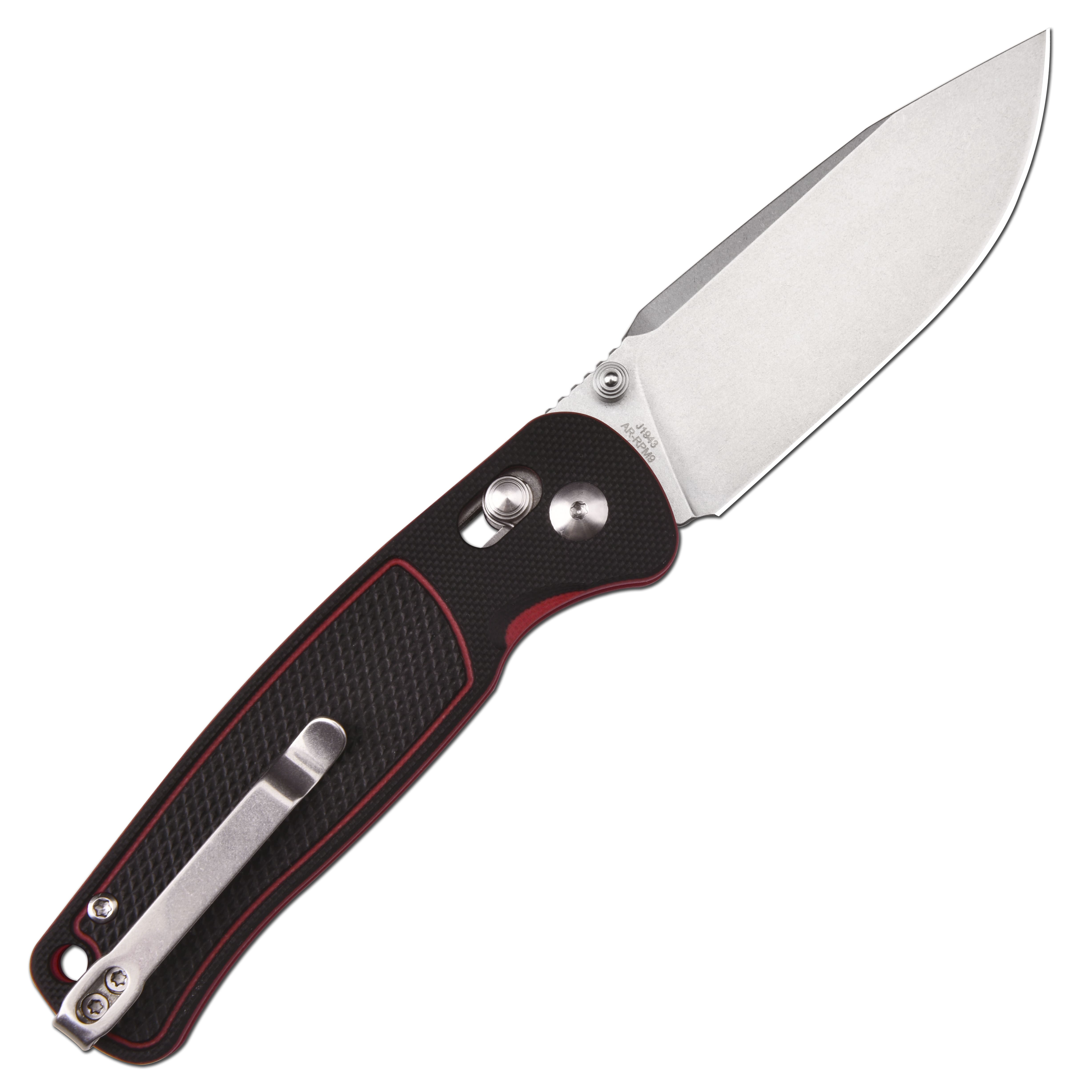 CJRB Shale J1943 AR-RPM9 Steel Blade G10 Handle Folding K